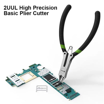 2UUL DA83 High Precision Basic Plier Cutter for Phone Repair Wire Cable Cutters Hand Tool High Hardness Phone Maintenance Nipper