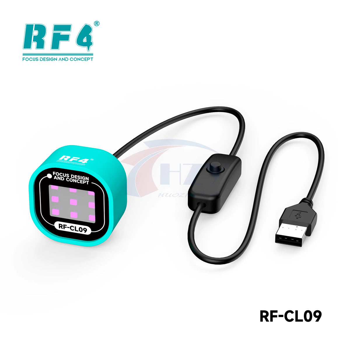 Lámpara UV por USB RF4 RF-CL09 con 9 LED para reparación de teléfonos