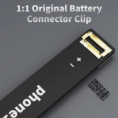 Lanrui AA-12 Power Supply Startup Cable,Android Phone iPhxne Series Supported Power Cable with Original Battery Connector Clip