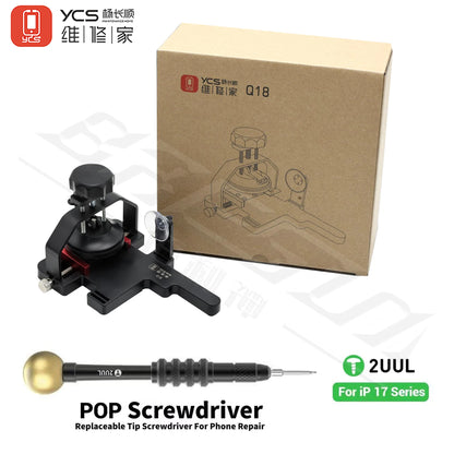 YCS Q18 Screen Disassembly Separator LCD Opener Quick Disassembly Screen Back Cover for iPhone 17 Mobile Phones Repair Tools set