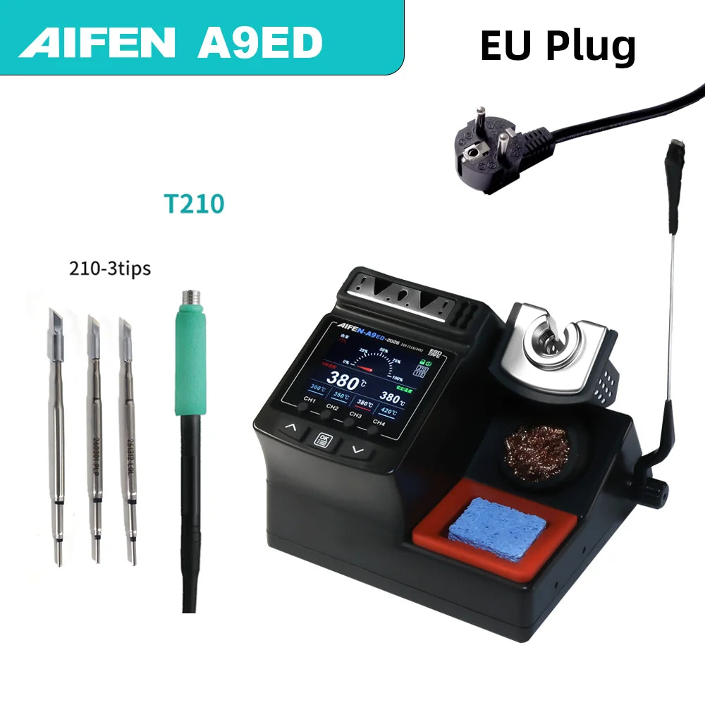 AIFEN A9ED Electronic Soldering Station C210 C245 Solder Iron Handle Welding Rework Tool for DIY And Electronics Rep