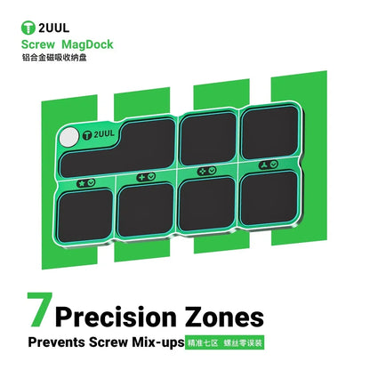 Organizador magnético para tornillos de aleación 2UUL ST-95 con compartimentos