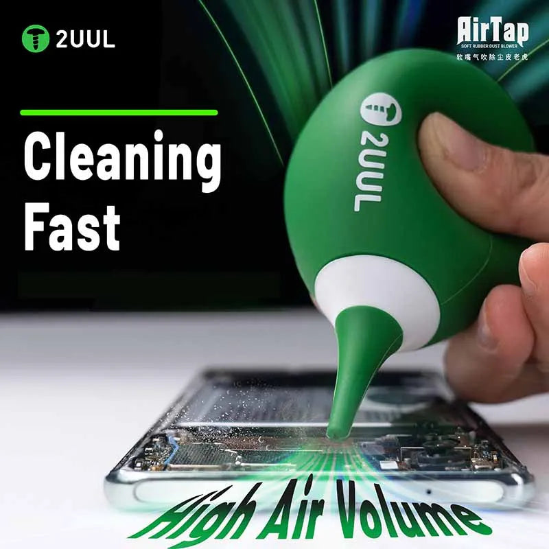 2UUL CL31 AirTap Soft Rubber Dust Blower Dust Cleaner Camera Lens Clearing For LCD Screens Computer Keyboard PCB Cleaning Tool