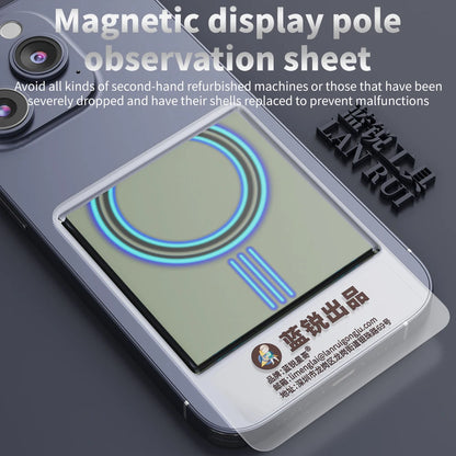 LANRUI P1 Wireless Charging Detection Sheet for Mobile Phone Repair Back Cover Wireless Charging Magnetic Ring Detection Tool