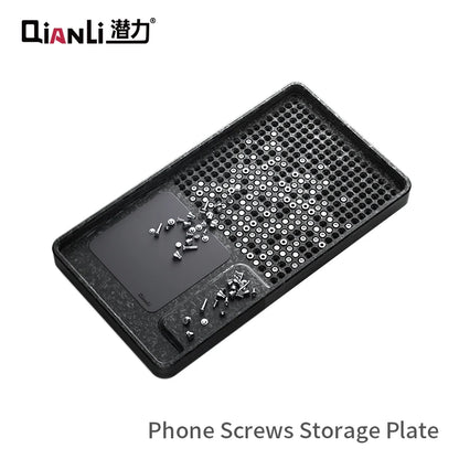 Bandeja de almacenamiento vertical para tornillos Qianli, magnética de dureza suave y firme, organizador de alta eficiencia para tornillos de teléfono
