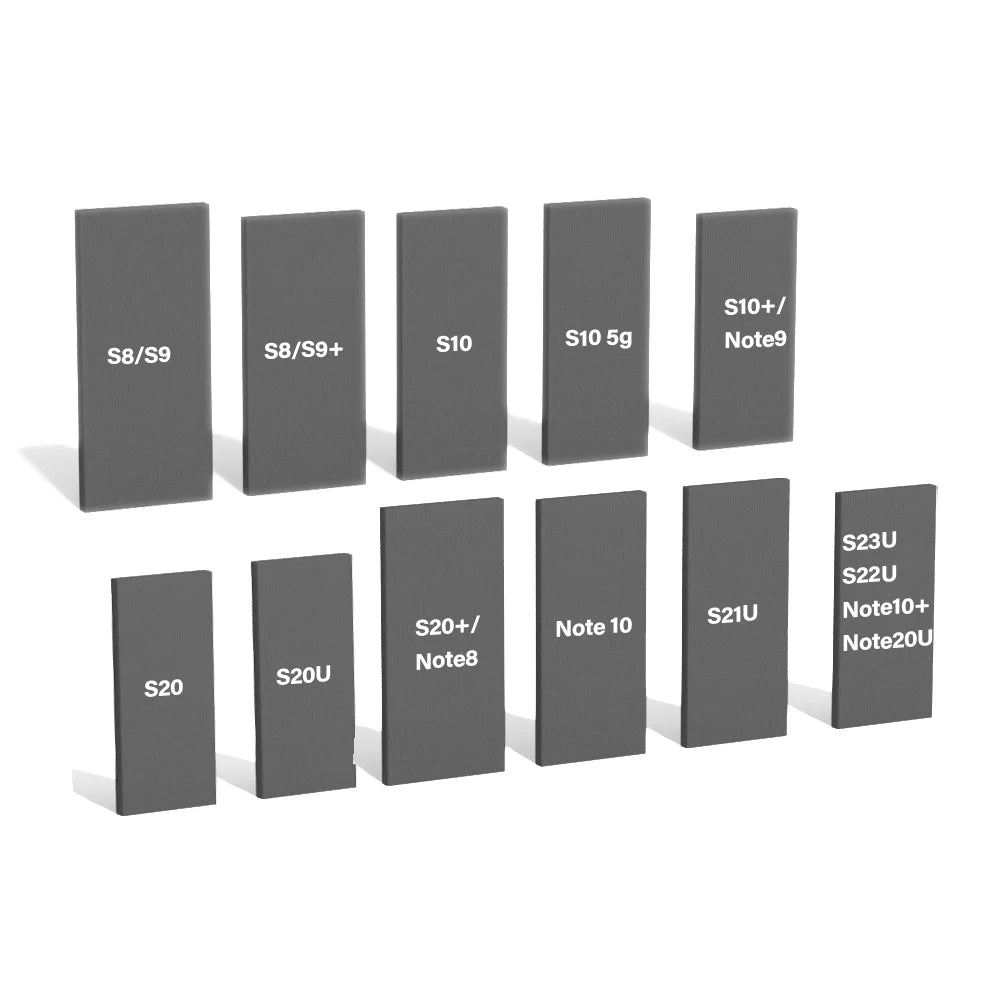 NASAN Samsung Curved Screen Lamination Pads, 11 Pieces