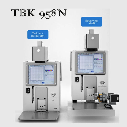 Opciones de láser y eje rotativo para cristal trasero TBK 958N