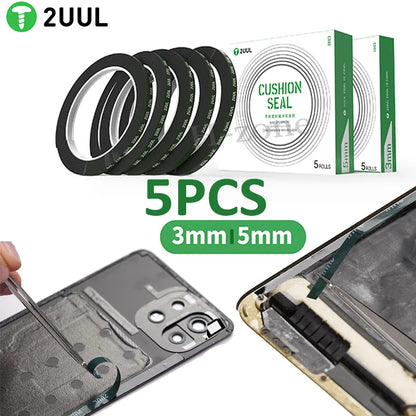 2UUL CS01 CS02 3mm/5mm Cushion Seal Tape Foam Adhesive for Mobile Phone Curved Screen LCD Frame Repair Tool