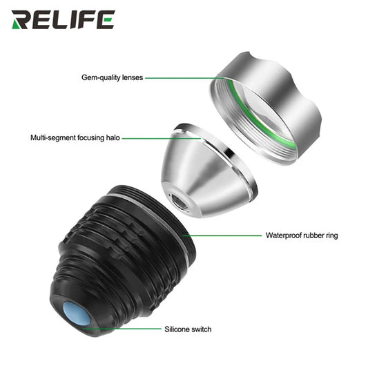 RELIFE RL-014 UV Glue Curing Lamp Adjustable USB Ultra Violet Light UV Glue Curing LED Light For Circuit Board Repair