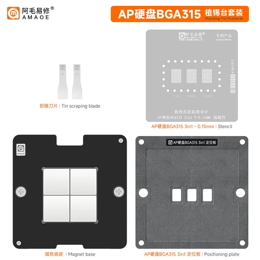 Plataforma de reballing NAND AMAOE BGA315