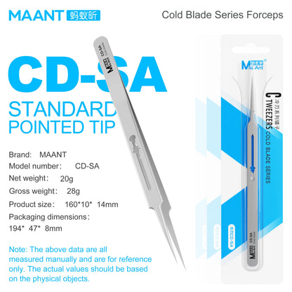 MAANT Cold Blade CD-Series Precision Tweezers