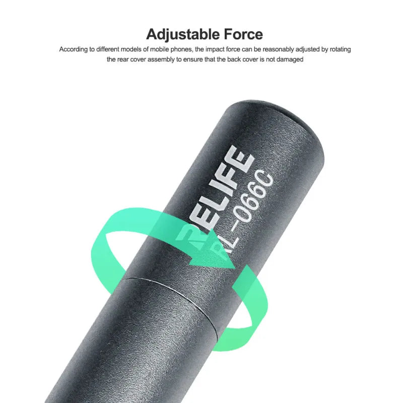 RELIFE RL-066C Rear Glass Breaking Pen for IP8-16PM/HW P/Mate Rear Shell Battery Glass Cover Breaker Blasting Repair Tool