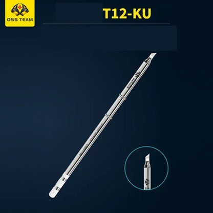 Punta de soldar OSS T12 T12-X Plus BLS/BJS/SKUS/KU/SUK/LS/ILS para estación de soldar serie T12, herramientas de puntas duras de alta calidad