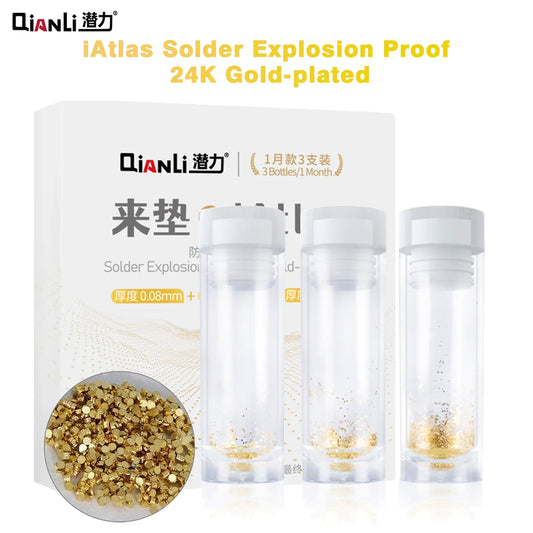 Qianli iAtlas 24k Explosion Proof Gold-plated Foil Gasket for Phones Mainboard Middle Frame Chip Filling Reballing Repair Tool