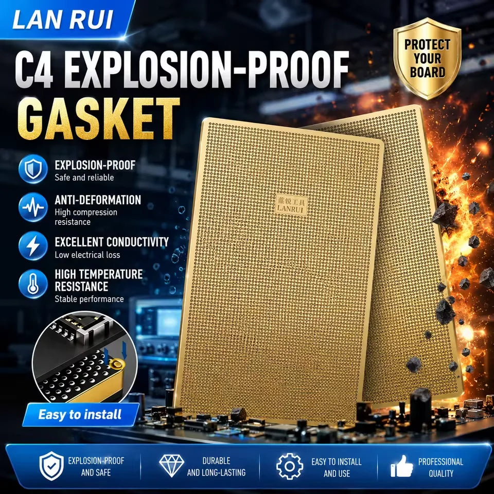 LANRUI C4 Explosion-Proof Gasket for Phone Mainboard Middle Frame Repair Welding Prevent Short Circuit/Improve Soldering Succes