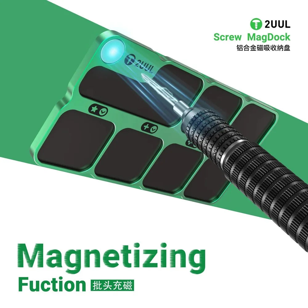 Organizador magnético para tornillos de aleación 2UUL ST-95 con compartimentos