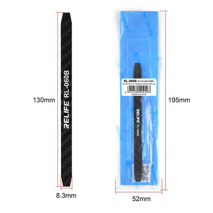 RELIFE RL-060B Carbon Fiber Disassembly Crowbar for Mobile Phone Laptop Maintenance  Non-magnetic LCD Screen Dismantling Tool