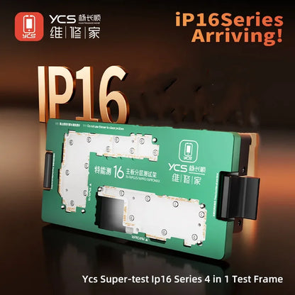 YCS Motherboard Layered Testing Frame For IP X XS 11 12 13 14 15 16 Pro Max Plus Middle Level Radio Frequency Function ISocket