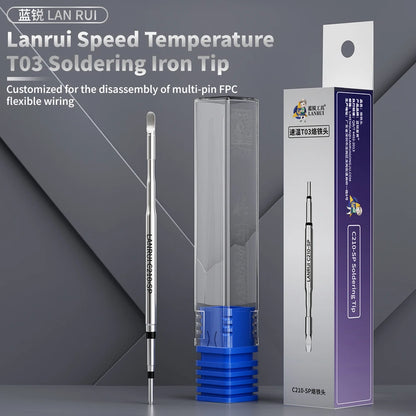 LANRUI T03-SP Special Rapid Heat Soldering Iron Tip Used To Remove Screen Cables Remove Chips And Glue