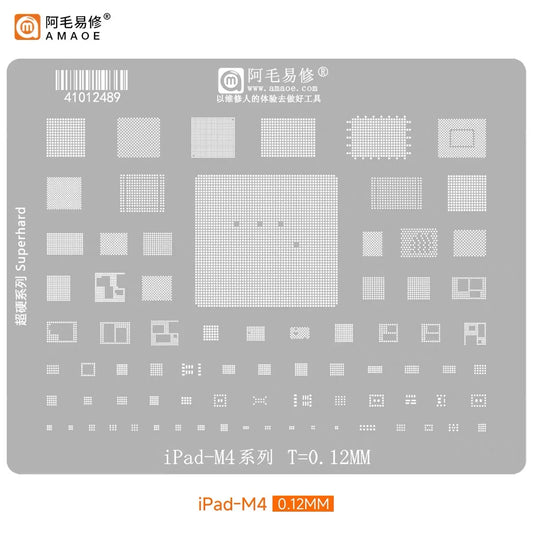 Plantilla de reballing AMAOE M4 BGA para iPad y MacBook
