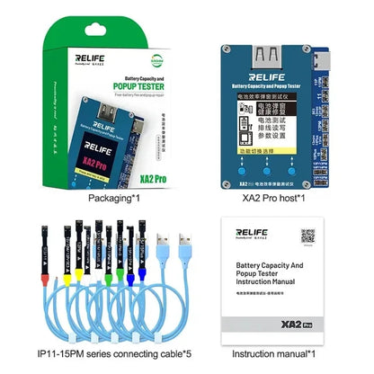 OSS W09 Pro V3 Battery Efficiency Pop up Tester Mobile Phone 11-15 PM No Need External Cable Battery Data Modify Tool
