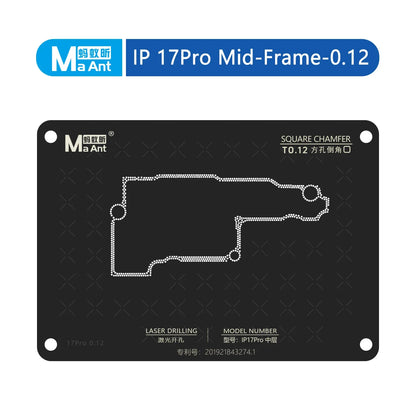 Plataforma MAANT para reballing de la capa intermedia de iPhone X-17