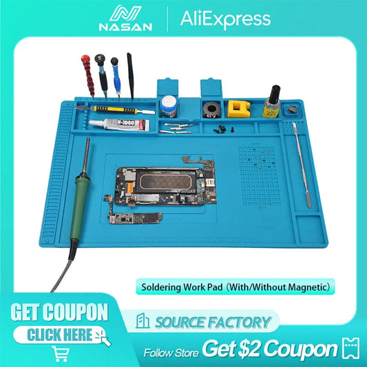 NASAN Silicone Soldering Work Mat, Select Size