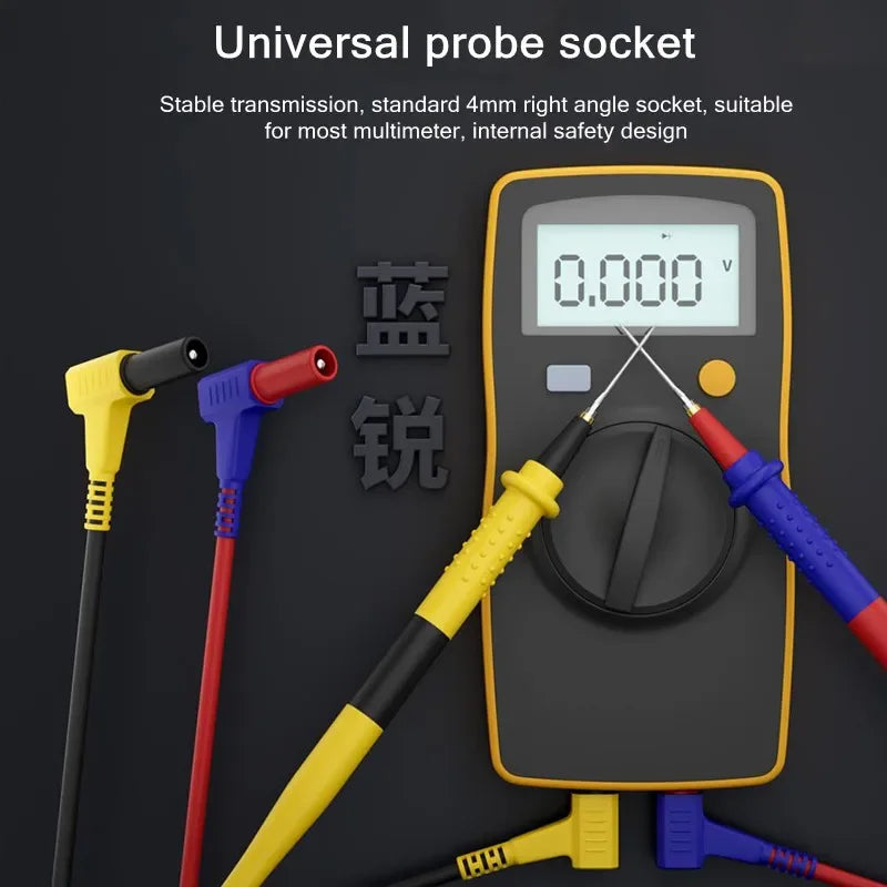 Lanrui W9 Multimeter Testing Cable Ultra Thin Multimeter Test Leads Replaceable Pen Tip Universal To Pointer/Digital Multimeter