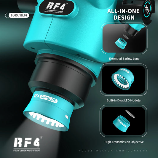 RF4 RF-BL05/BL07 LED Barlow Microscope Lenses
