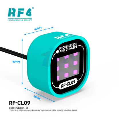 Lámpara UV por USB RF4 RF-CL09 con 9 LED para reparación de teléfonos