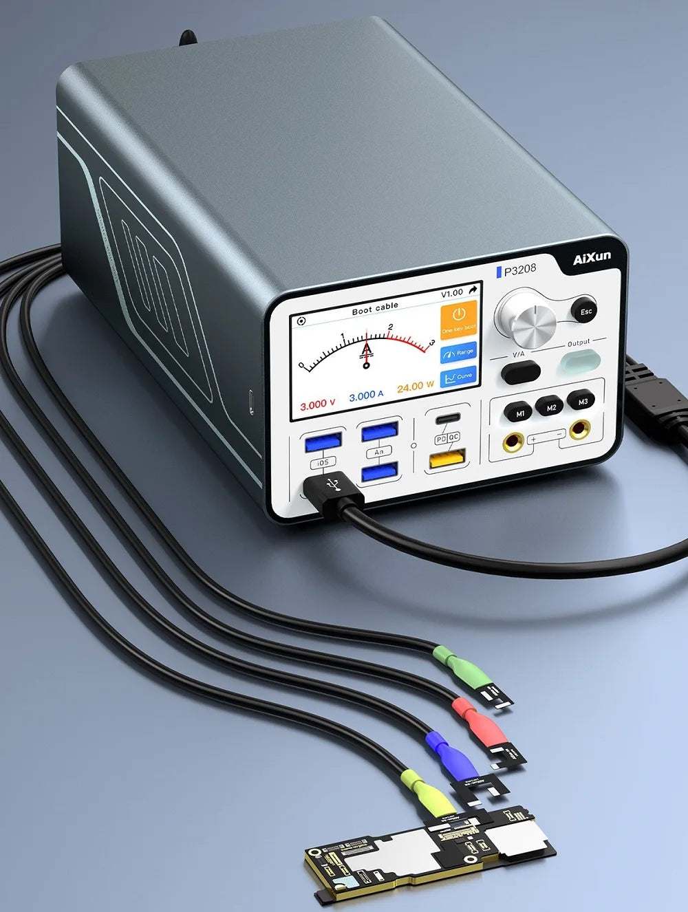AIXUN P3208 Intelligent Regulated Power Supply For iPhone 7-16 PRO MAX Android Motherboard Battery Testing Mobile Phone Repair