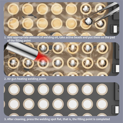 LANRUI CT60/CT80 Active Solder Balls 25K Micro BGA Repair Beads for IP Android Motherboard Fixing Lead-Free Welding Repair Balls