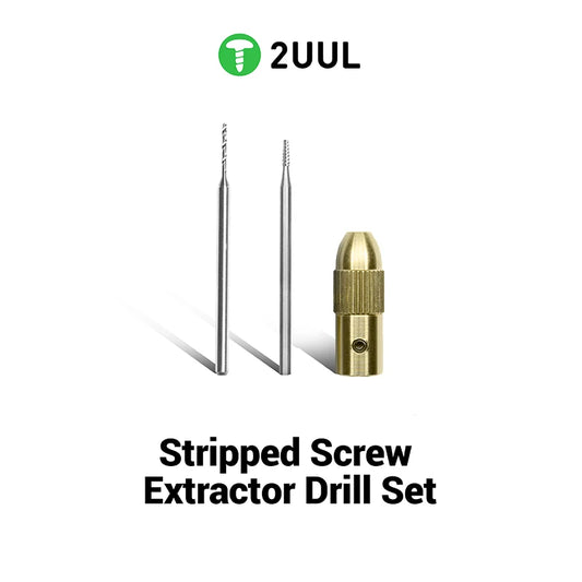 Juego de brocas extractoras 2UUL SD90 para tornillos barridos, ideal para reparar teléfonos móviles; incluye brocas para desgastar y retirar tornillos dañados