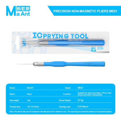 MAANT ME01 Nonmagnetic IC Prying Needle