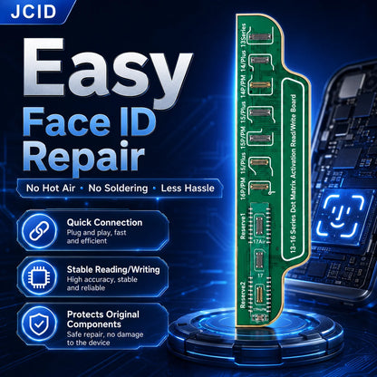 NEW JCID 13-17PM Dot Matrix Activation Read Write Board for iPhone Face ID Repair No Soldering Hot Air V1S Pro V1S Plus V1SE