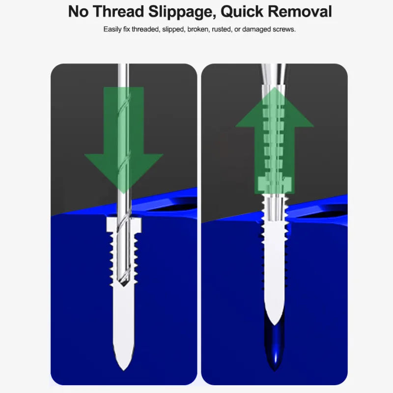 RELIFE TX1 Sliding Thread Screw Drill Bit Set for Phone Repair Extra-hard Alloy Material Quickly Remove The Slipped Screws