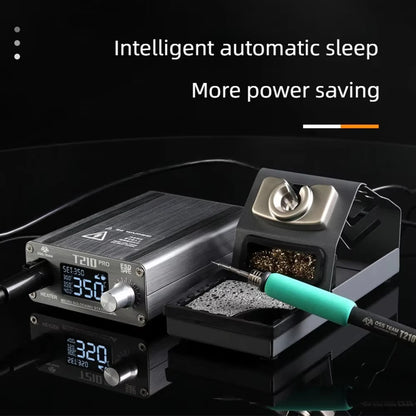 Estación de soldadura OSS T210 PRO de 75 W con encendido inteligente y calentamiento rápido para reparación de precisión, soldadura y retrabajo de PCB, CI y cables voladores