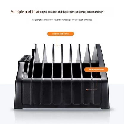 YCS YCS-W08 BGA Reballing Stencil Storage Box for Phone Motherboard Tin Planting Net Organizing Classifying Storage Box