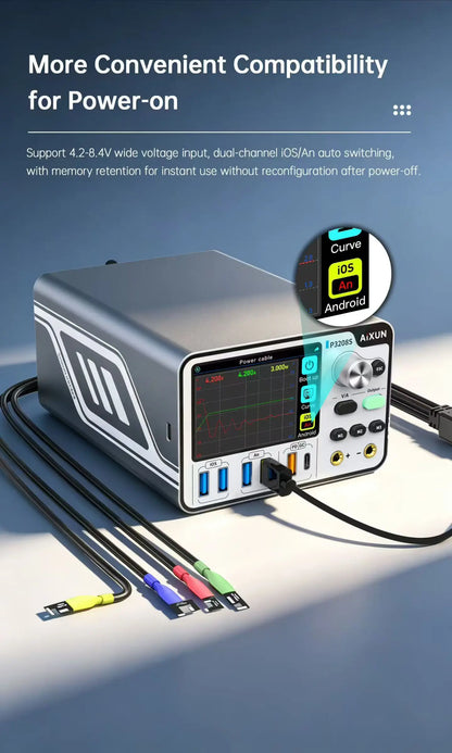 AIXUN P3208 Smart Regulated Power Supply 320W/sUPPORT 6G-14PM Battery ProTools/One Key Booting/electronic Repair Power Supply