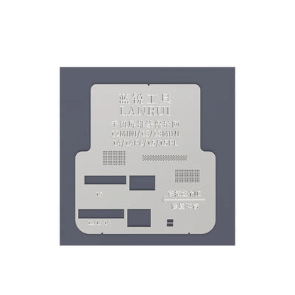 Lanrui LCD Screen Display IC Protection BGA Reballing Stencils for iPhone 11-16 Pro Max, Welding Protection & Insulation Tools