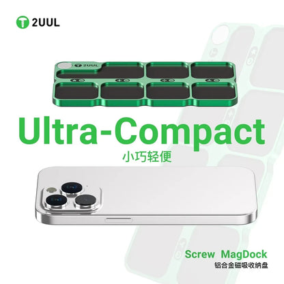 Organizador magnético para tornillos de aleación 2UUL ST-95 con compartimentos