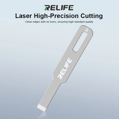 RELIFE TK5 8-in-1 Multi-Function Blade Set for Mobile Phone Repair Motherboard PCB IC CPU Adhesive Removal Pry Tool Cutting Tool