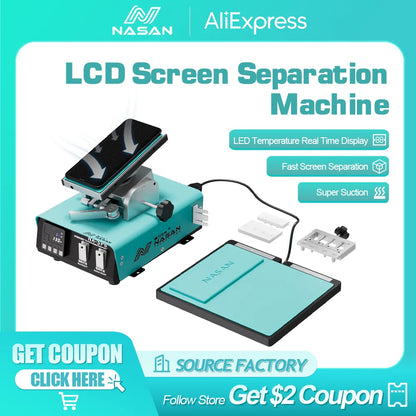 Máquina de separación de pantallas LCD al vacío NASAN SP6