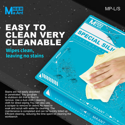 Alfombrillas de reparación para bases de microscopio MAANT MP-L/MP-S