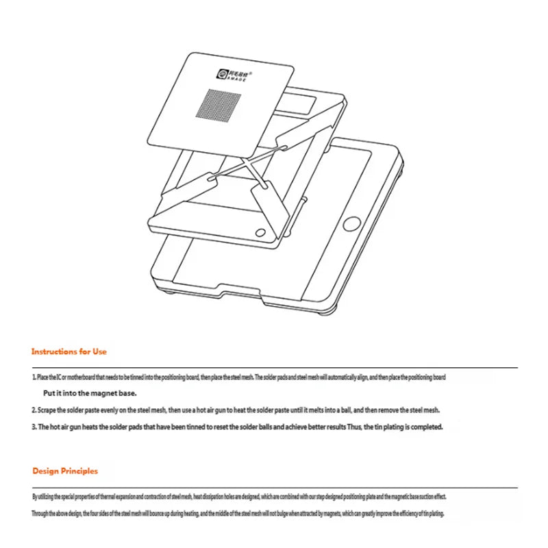 AMAOE SR40F A1990 FCH BGA Reballing Platform
