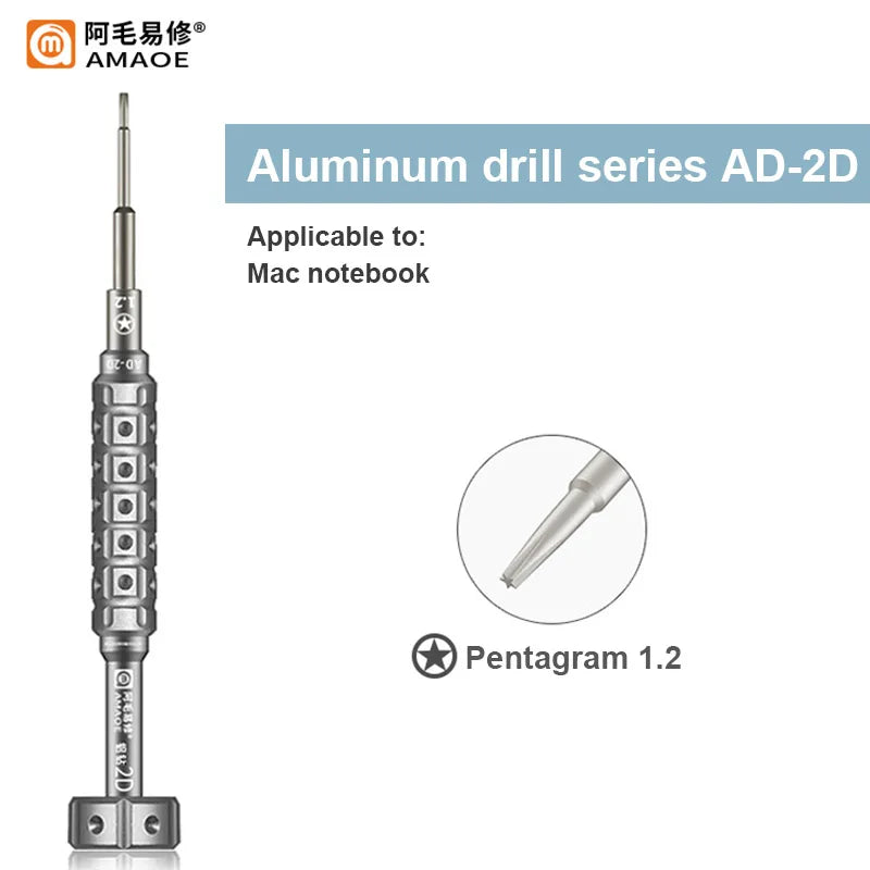 Amaoe AD-2D & AD-3D Precision Screwdriver with S2 Steel Bit for Phone Repair