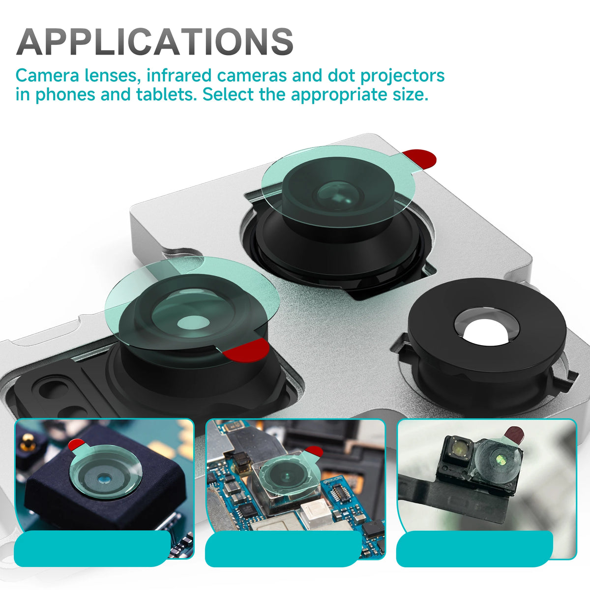 RF4 RF-PS02 7mm/12mm Camera Protection Stickers