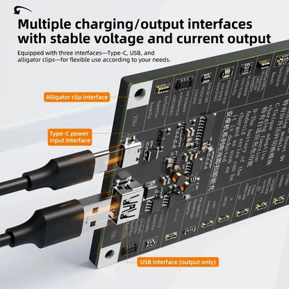 YCS DC25 Battery Activation Board 5V/9V for iPhone Android Phone Repair Auto Polarity USB Type-C Charging Board