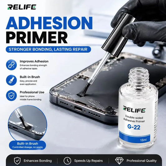 Imprimador adhesivo RELIFE G-22 de 18 ml con pincel integrado