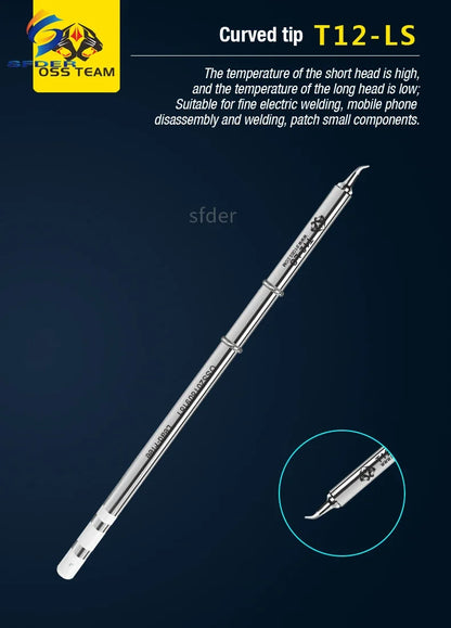 OSS T12 Soldering Iron Tips Integrated Heating Core for T12 Soldering Stations